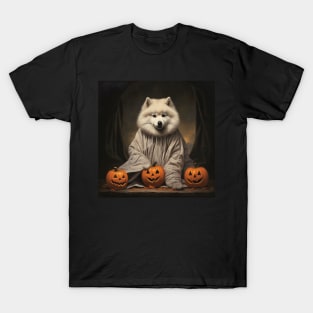 American eskimo dog Halloween T-Shirt